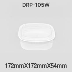 다용도 종이 도시락 DRP-105W 화이트 1box(300개)