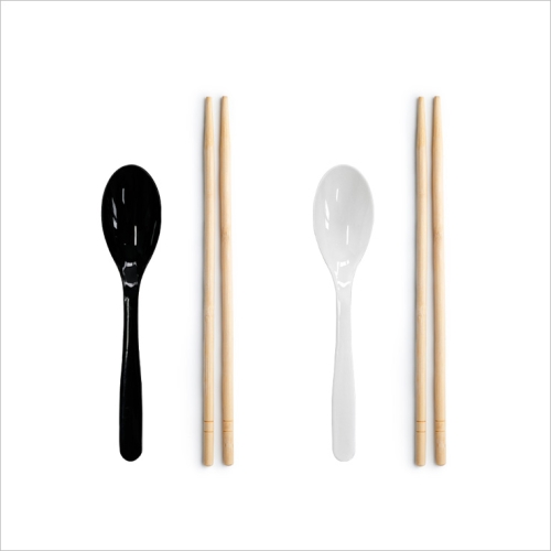 2종세트(숟가락+젓가락) 정성수저 세트 1box(500ea)
