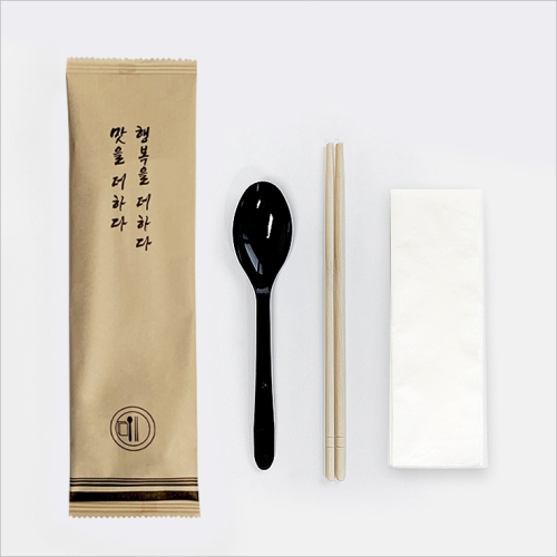 3종세트(숟가락+젓가락+냅킨) 1box(500ea)