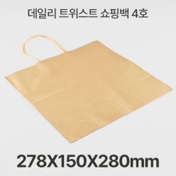데일리 트위스트 쇼핑백 4호 1box(200ea)