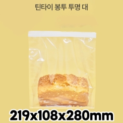 틴타이 스탠드 봉투 투명 대 1box (1000매)