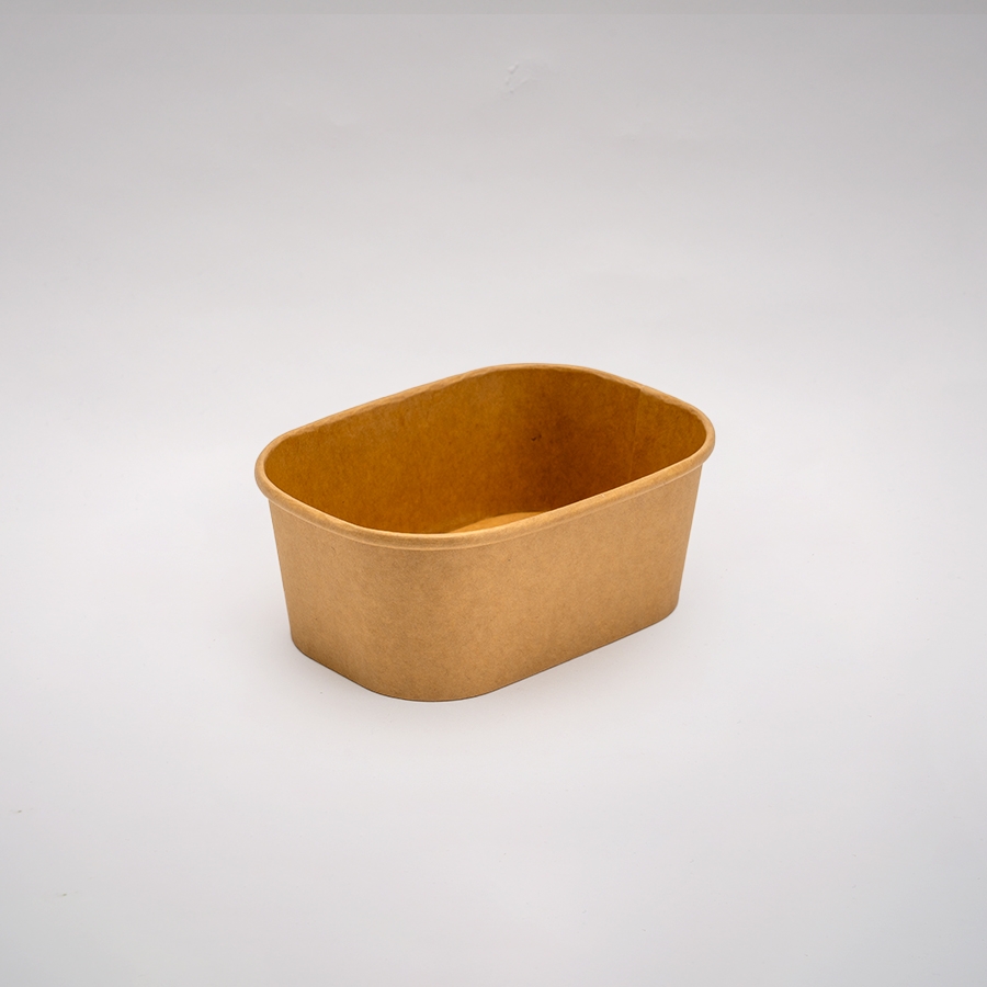 종이 도시락 직사각 R450 크라프트 (300개)