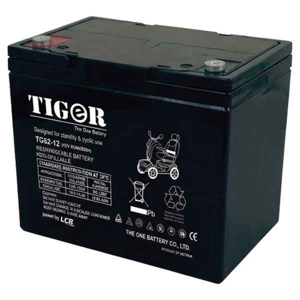 전동휠체어-전동스쿠터 배터리 TG62-12 12V 62ah (2개 1SET)