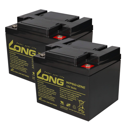 LONG WP53-12NE 전동휠체어전동스쿠터배터리 (2개 1세트) 50ah 53ah 호환모델