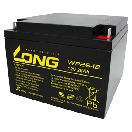 LONG 12V 26ah WPS26-12 UPS 교체용 전동스쿠터 롱 배터리