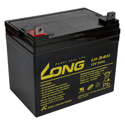 LONG 12V 34ah UI-34 UPS 교체용 전동스쿠터 롱 배터리