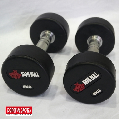 아이언불 덤벨 2kg~50kg IRONBULL 헬스장 고무아령 낱개판매