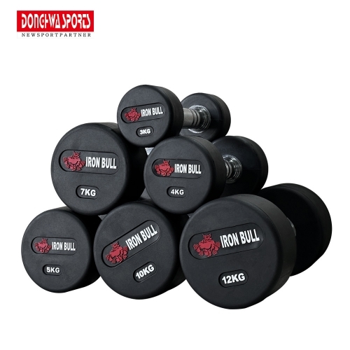아이언불 덤벨 2kg~50kg IRONBULL 헬스장 고무아령 낱개판매