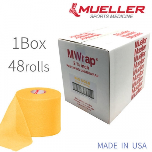 뮬러 스포츠 스펀지 언더랩 1박스(48롤) M-WRAP 옐로우 1box(48roll) yellow 1개