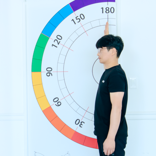 무브먼트 어깨 가동범위 평가 블라인드 체형분석표