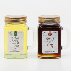 머그벌꿀 2종 (아카시아꿀 500g + 밤꿀 500g)