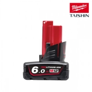 밀워키 M12 B6(B) 12V 6.0Ah 리튬이온 배터리 벌크
