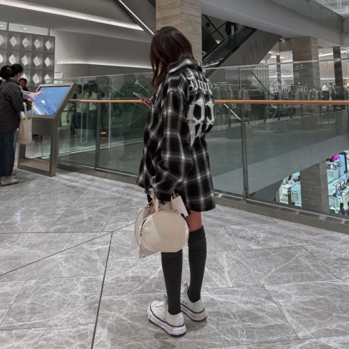 [UNISEX]남녀공용 오버핏 88 체크셔츠[유니섹스/사계절/커플룩추천]