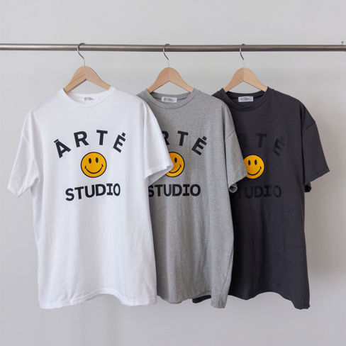 루즈핏 스마일 티셔츠[남녀공용/루즈핏/기본티셔츠/홈웨어/커플룩]