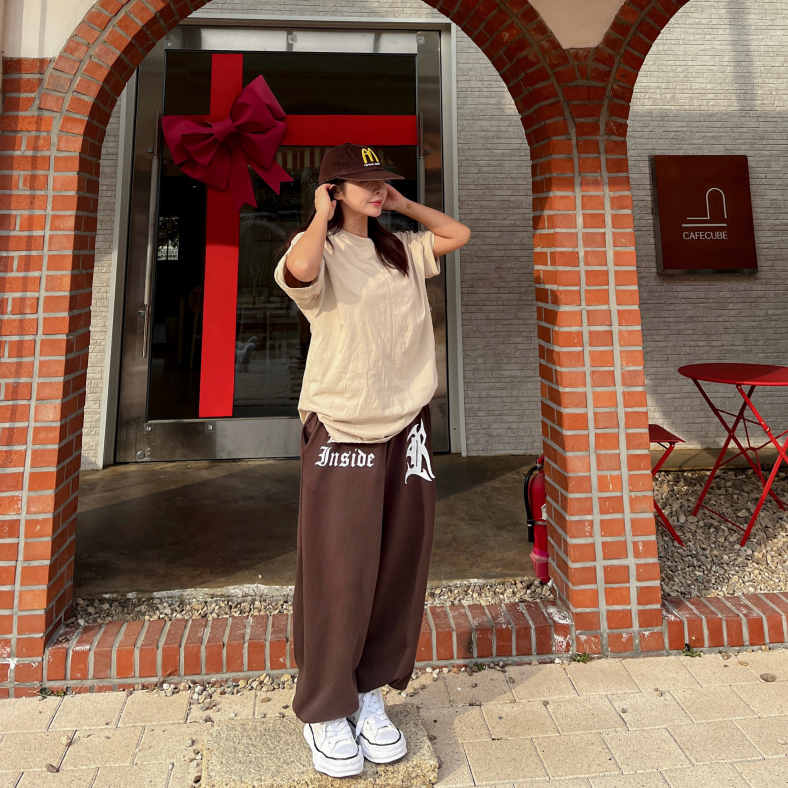 남녀공용 오버핏 사계절 추리닝팬츠[조거팬츠/커플룩추천/교복템추천]