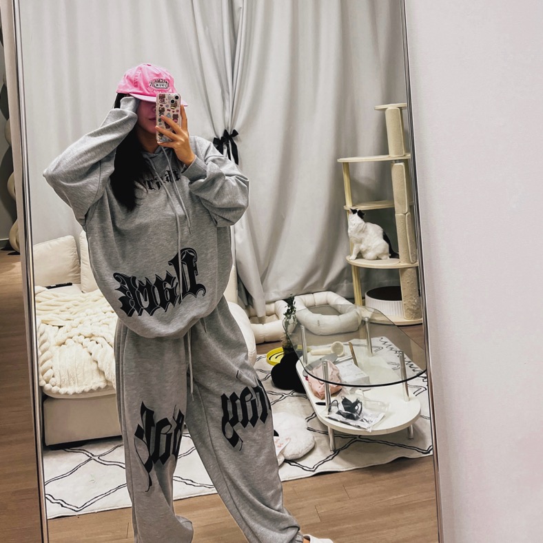 [UNISEX]남녀공용 힙 트레이닝 후드[단품]/[사계절/오버핏후드/커플룩추천]