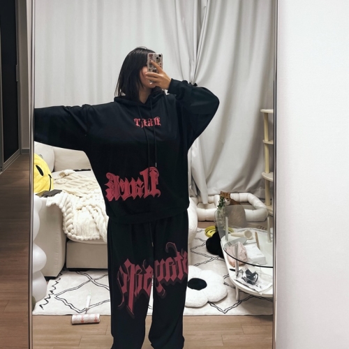 [UNISEX]남녀공용 힙 트레이닝 팬츠[단품]/[사계절/오버핏조거/트레이닝팬츠/본신상/커플룩]