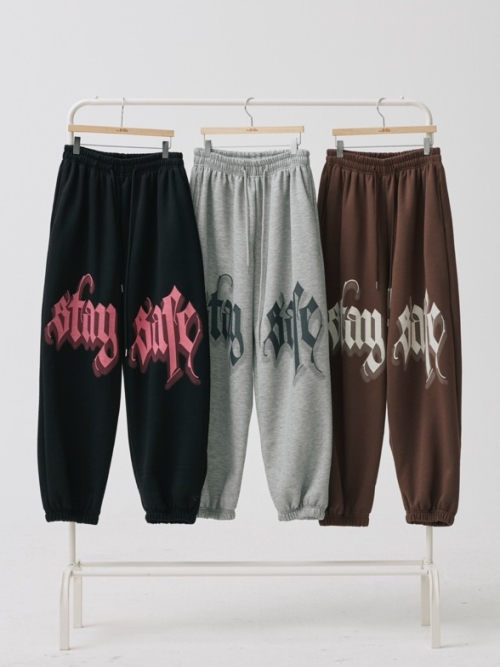 [UNISEX]남녀공용 힙 트레이닝 팬츠[단품]/[사계절/오버핏조거/트레이닝팬츠/본신상/커플룩]