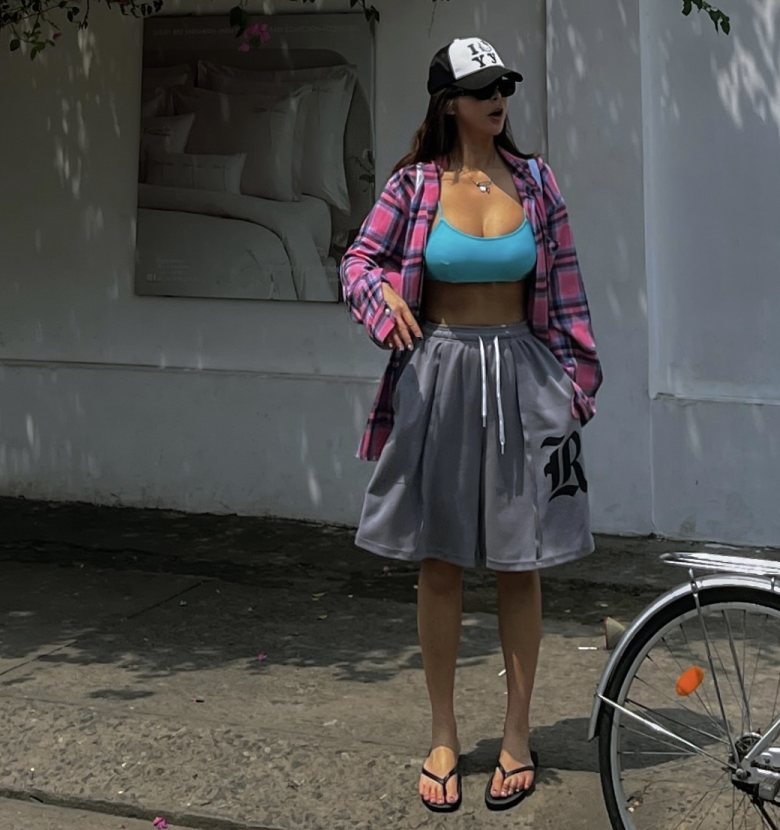 [UNISEX]남여공용 R 버뮤다 팬츠