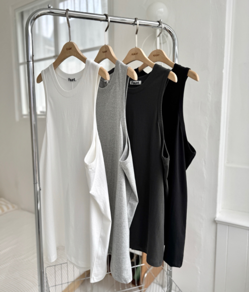 [UNISEX]오버사이즈 사계절 민소매(TOP/OPS)