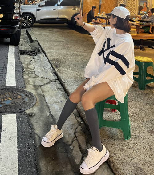 [UNISEX]남여공용 뉴욕 오버핏 티셔츠[OPS/MTM]