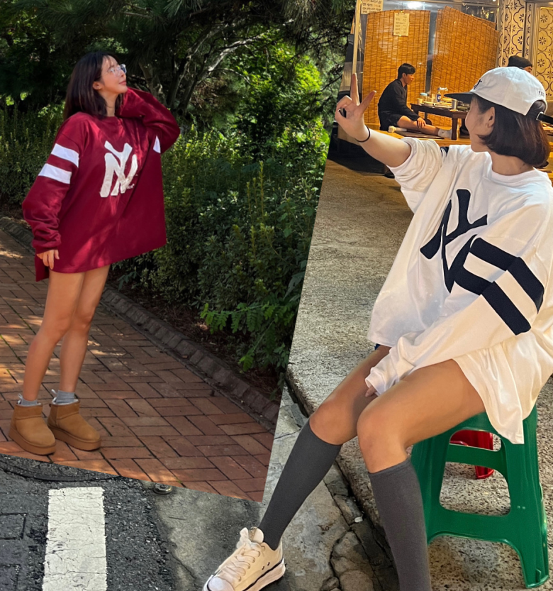 [UNISEX]남여공용 뉴욕 오버핏 티셔츠[OPS/MTM]