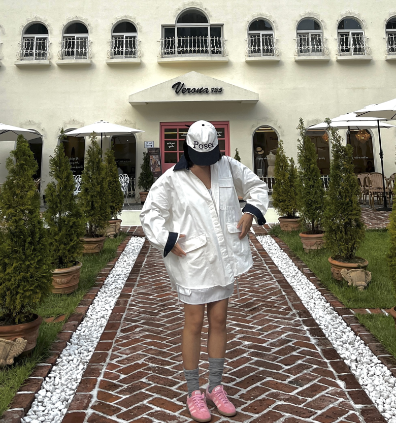 [UNISEX]오버사이즈 포켓 배색JK[가을신상]