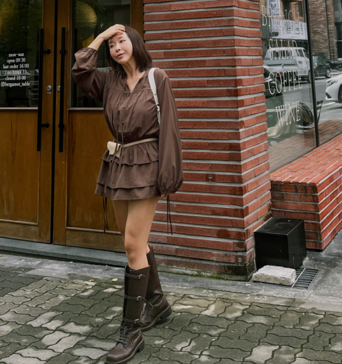 LOVELY FRILL OPS[A라인/체형보완추천]