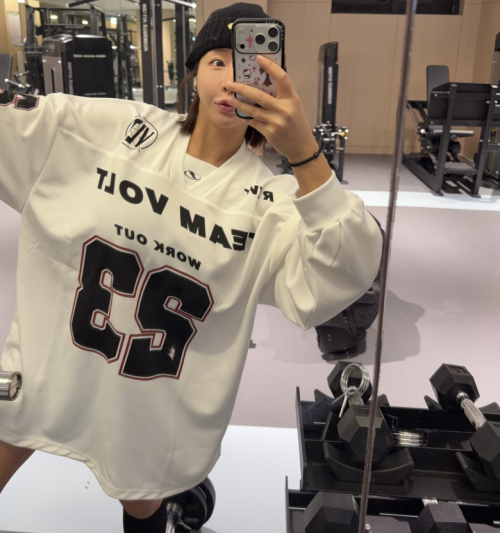 [UNISEX]남여공용 오버핏 저지 럭비티