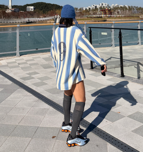 [UNISEX]남여공용 플레이어 카라 니트