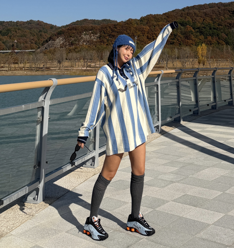 [UNISEX]남여공용 플레이어 카라 니트