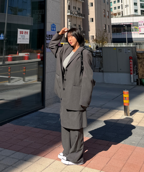 [율픽]유니크 사계절 오버핏 셋업[단품구매가능]