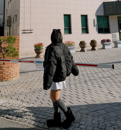 [UNISEX]남여공용 항공 블루종 패딩[율픽]