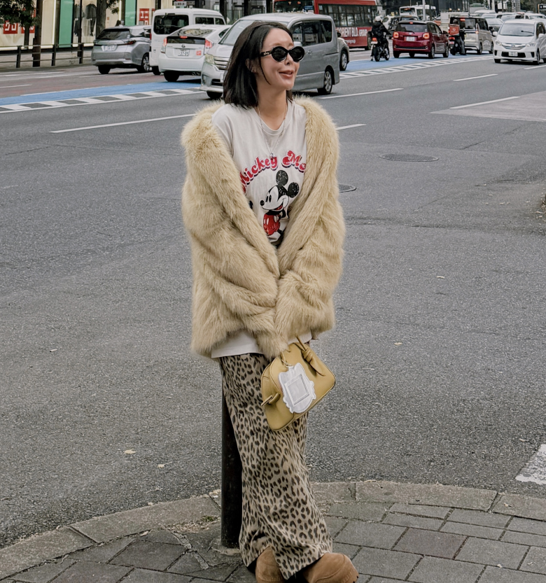 버터 오버핏 퍼자켓[율픽]