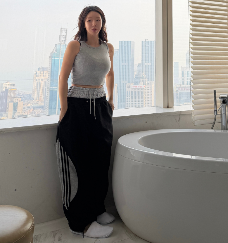 [UNISEX]남여공용 레이어드 트레이닝 팬츠