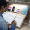 위즈독서대 에이블60 필기겸용 2단독서대 각도조절 책거치대 60A2