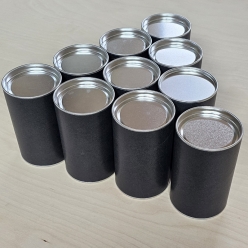 선물포장용 지관통 8개입 내경81mm 길이135mm 뚜껑포함 기프트박스 블랙지관