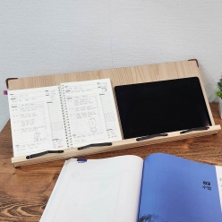 위즈독서대 더블애즈 60F1 와이드 독서대 레일형 책받침대