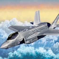미공군 라이트닝II 전투기 F-35A 프라모델 1/72 모형 12507
