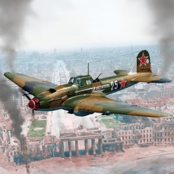 소련 대지공격기 IL-2m3 베를린1945 프라모델 1/48 모형 12357