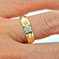 5부 GIA 우신 천연다이아몬드 월리엄 다이아 남자반지