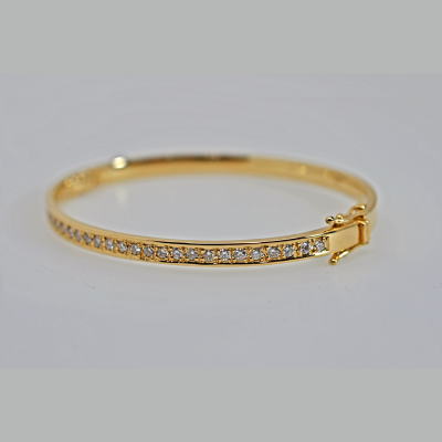 14K 총1캐럿 다이아몬드 브로드웨이 선물 팔찌