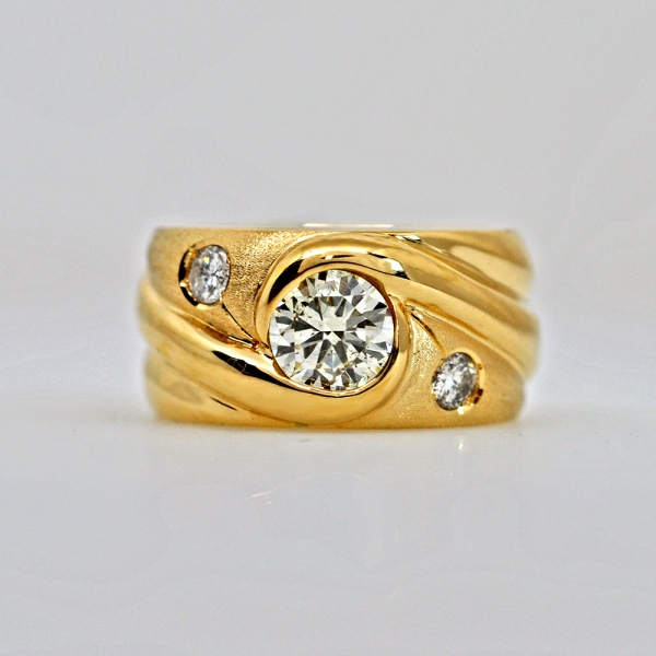 1캐럿 현대 우신 GIA 천연 다이아몬드 캐럿라임 선물 예물 남자반지