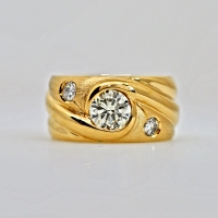 1캐럿 현대 우신 GIA 천연 다이아몬드 캐럿라임 선물 예물 남자반지