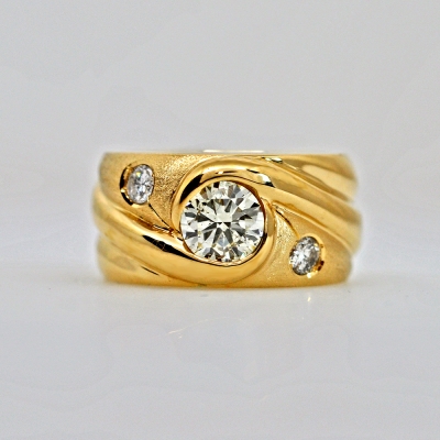 1캐럿 현대 우신 GIA 천연 다이아몬드 캐럿라임 선물 예물 남자반지