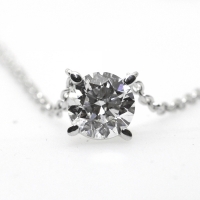 1캐럿 현대 우신 GIA 천연 다이아몬드 캐럿솔리테어 선물 목걸이