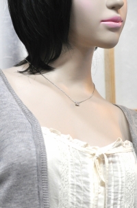 1캐럿 현대 우신 GIA 천연 다이아몬드 캐럿솔리테어 선물 목걸이