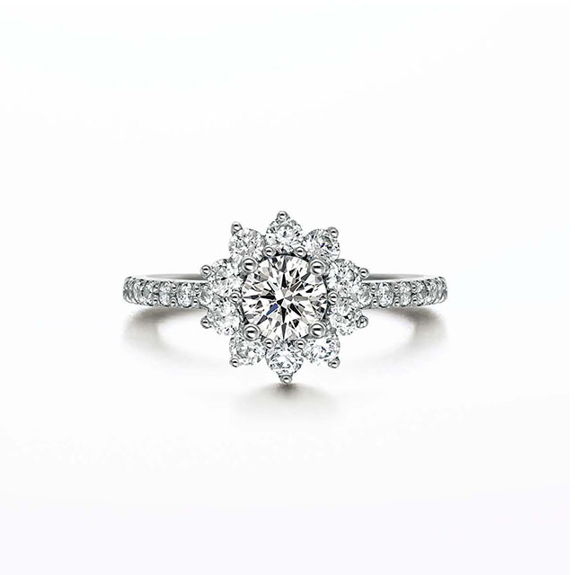 우신 GIA 5부 천연 다이아몬드 롤라영 다이아반지