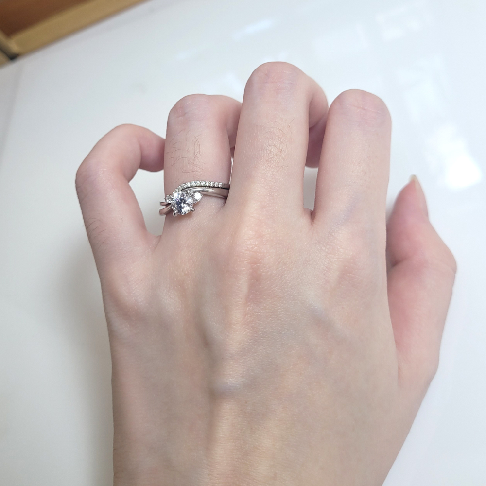 7부 현대 우신 GIA 천연 다이아몬드 반지 칼데라 다이아반지 14K 18K 플래티넘