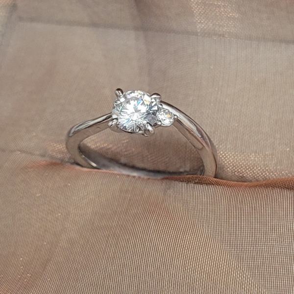 7부 현대 우신 GIA 천연 다이아몬드 반지 칼데라 다이아반지 14K 18K 플래티넘